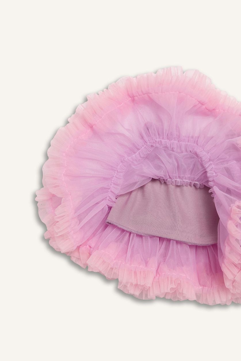 طفلة صغيرة أرجواني تنورة بيبي بناتي تول بخصر مطاطي