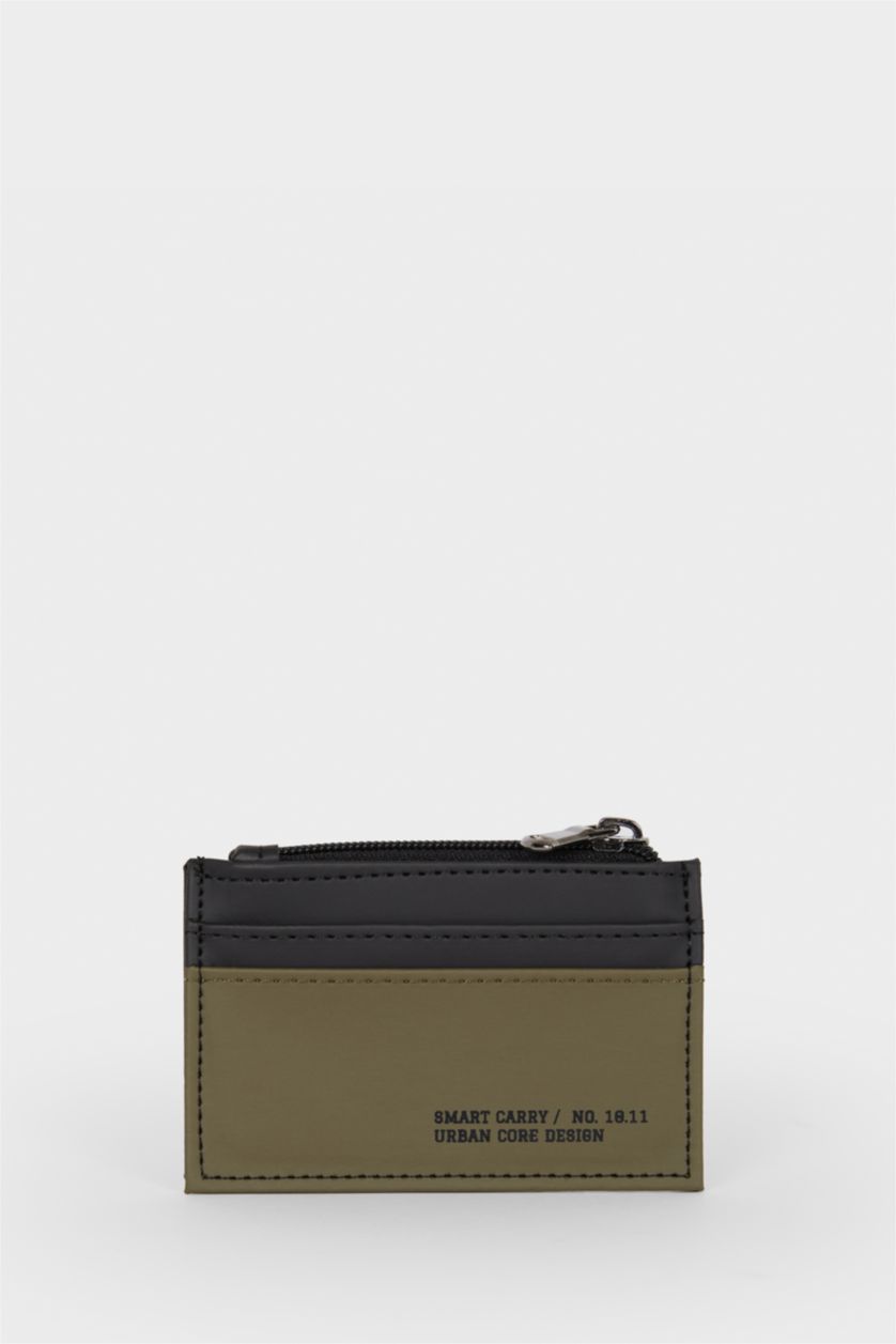 Erkek Haki Erkek Suni Deri Cüzdan