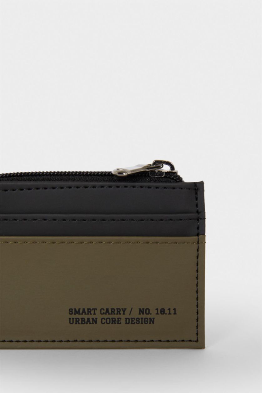 Erkek Haki Erkek Suni Deri Cüzdan