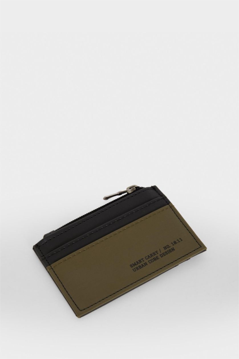 Erkek Haki Erkek Suni Deri Cüzdan