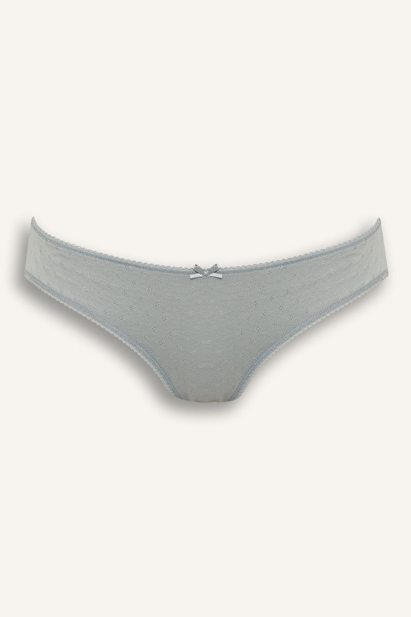 Kadın Gri 3'lü Brief Külot