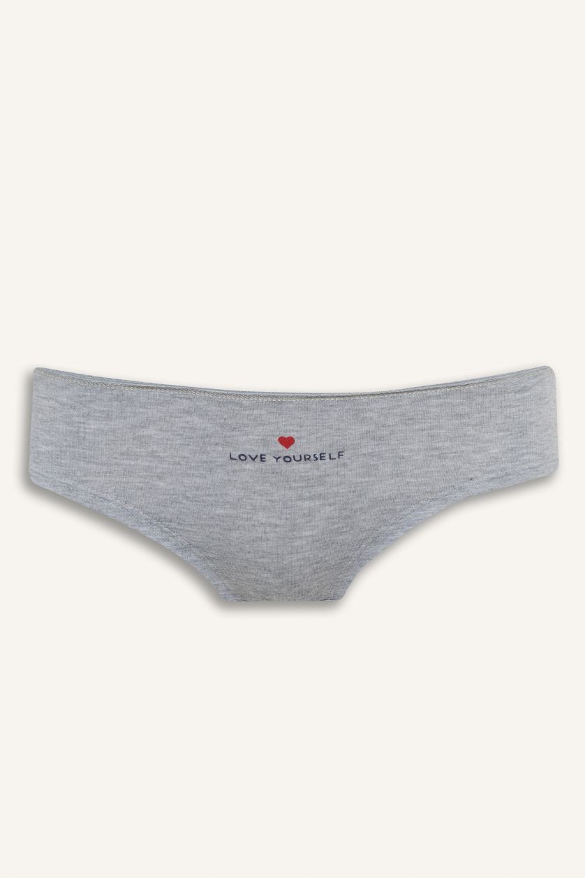WOMAN NAVY Fall in Love 3 Piece Hipster Panties