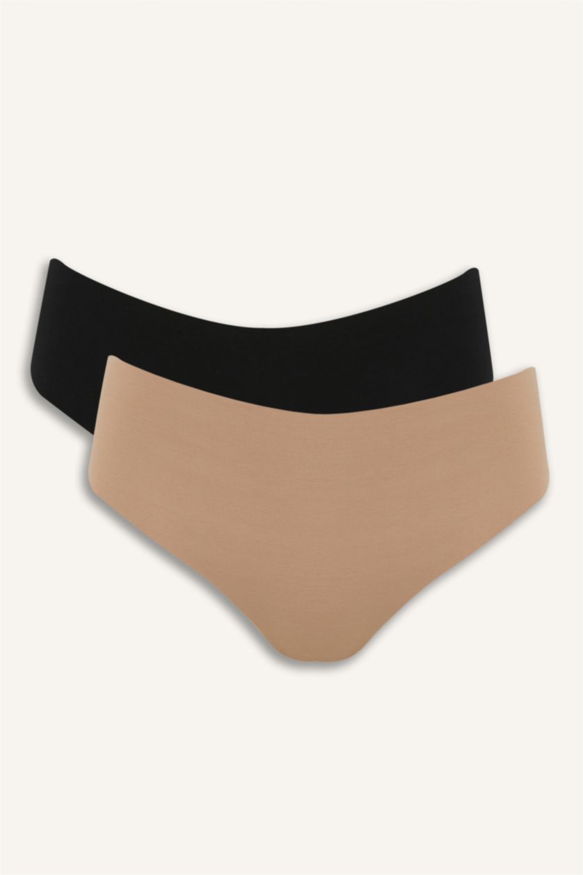 Kadın Siyah 2'li Hipster Külot