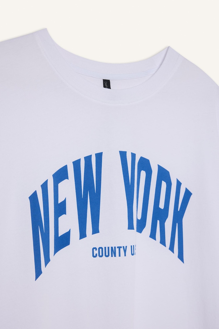 حريمي بيج فاتح Oversize Fit Short Sleeve T-Shirt