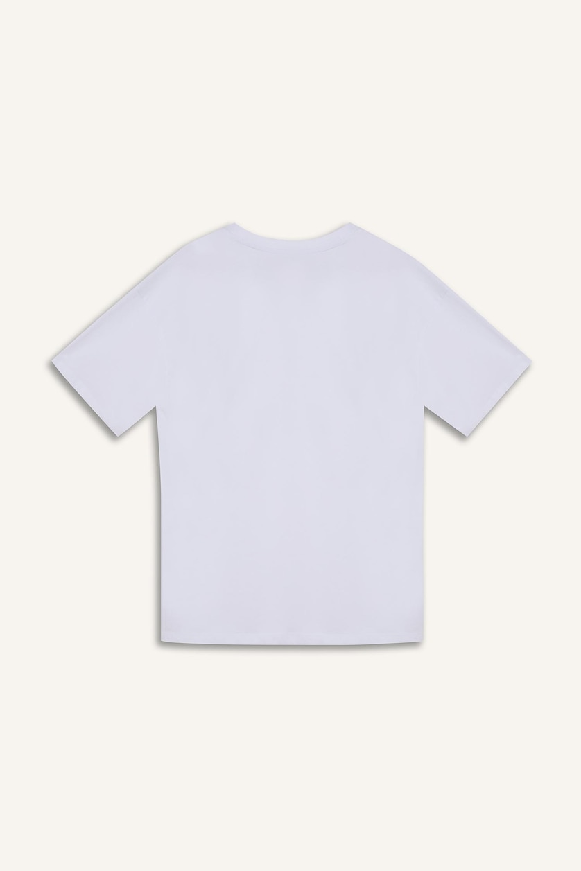 حريمي بيج فاتح Oversize Fit Short Sleeve T-Shirt