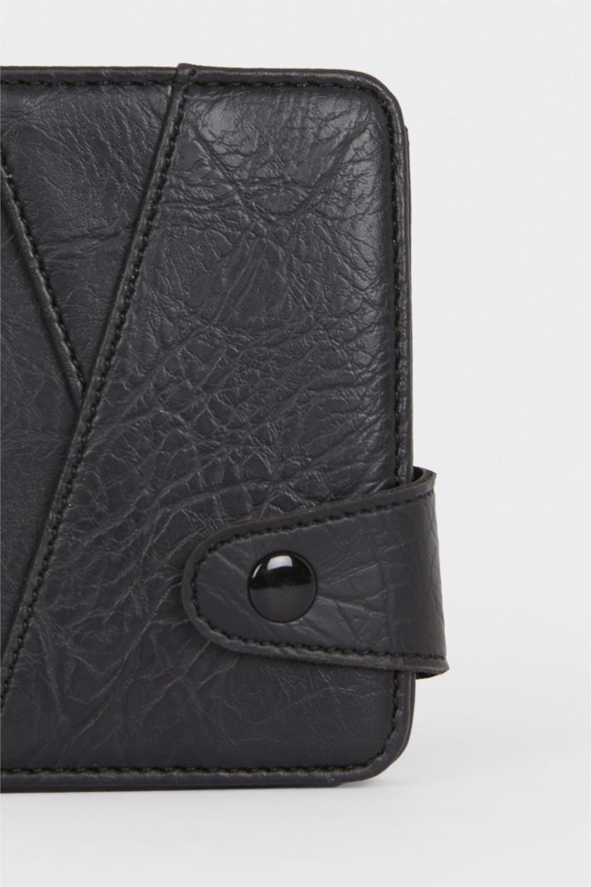 Erkek Siyah Erkek Suni Deri Cüzdan