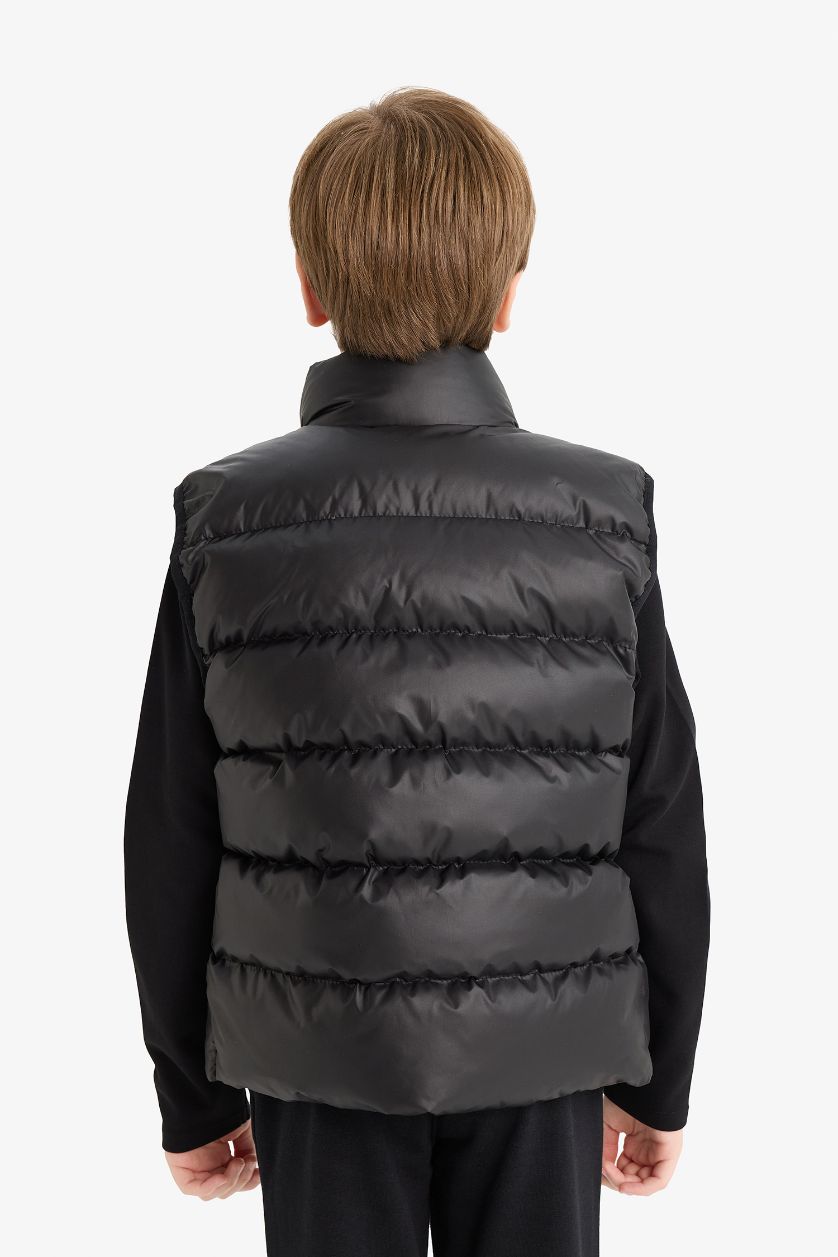 أولاد أسود جيلي دودون أولاد طارد للماء برقبة عالية