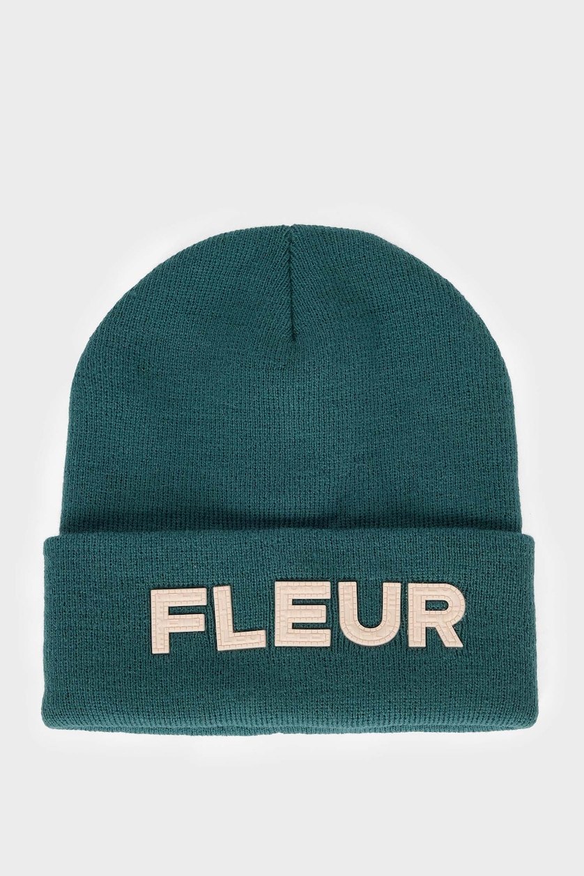 Women Bordeaux Woman Embroidered Beanie