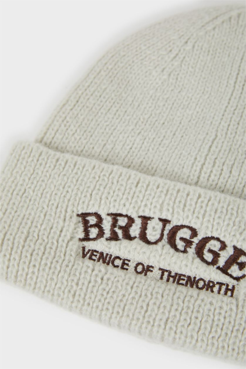 Kadın Ekru Kadın Triko Bere