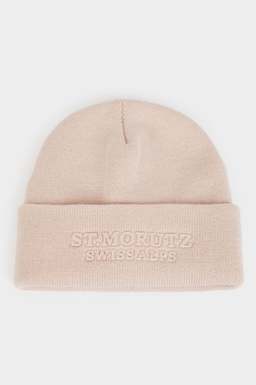 حريمي وردي قبعة بيريه حريمي