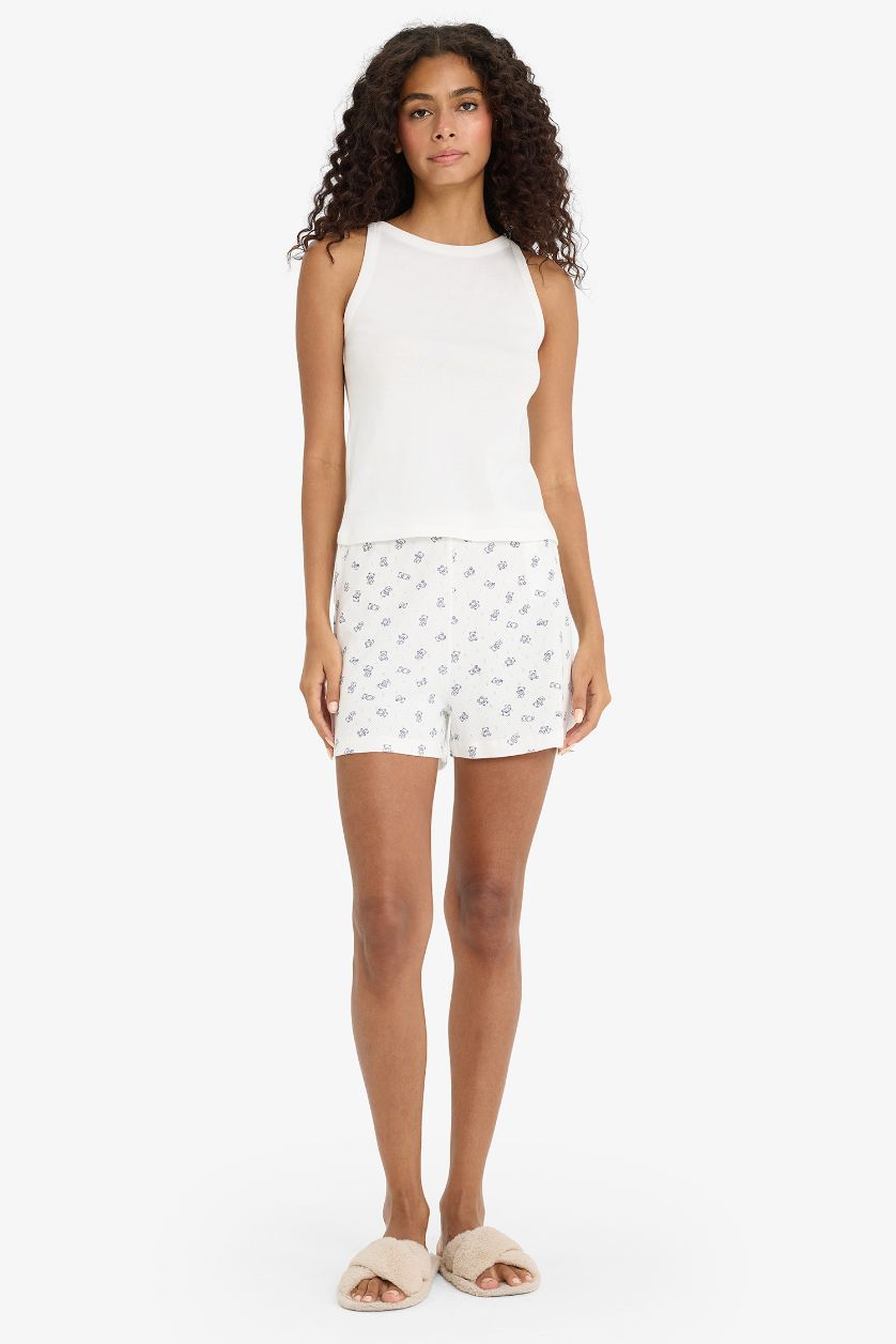 Kadın Kırık Beyaz %100 Pamuk Basıc Atlet