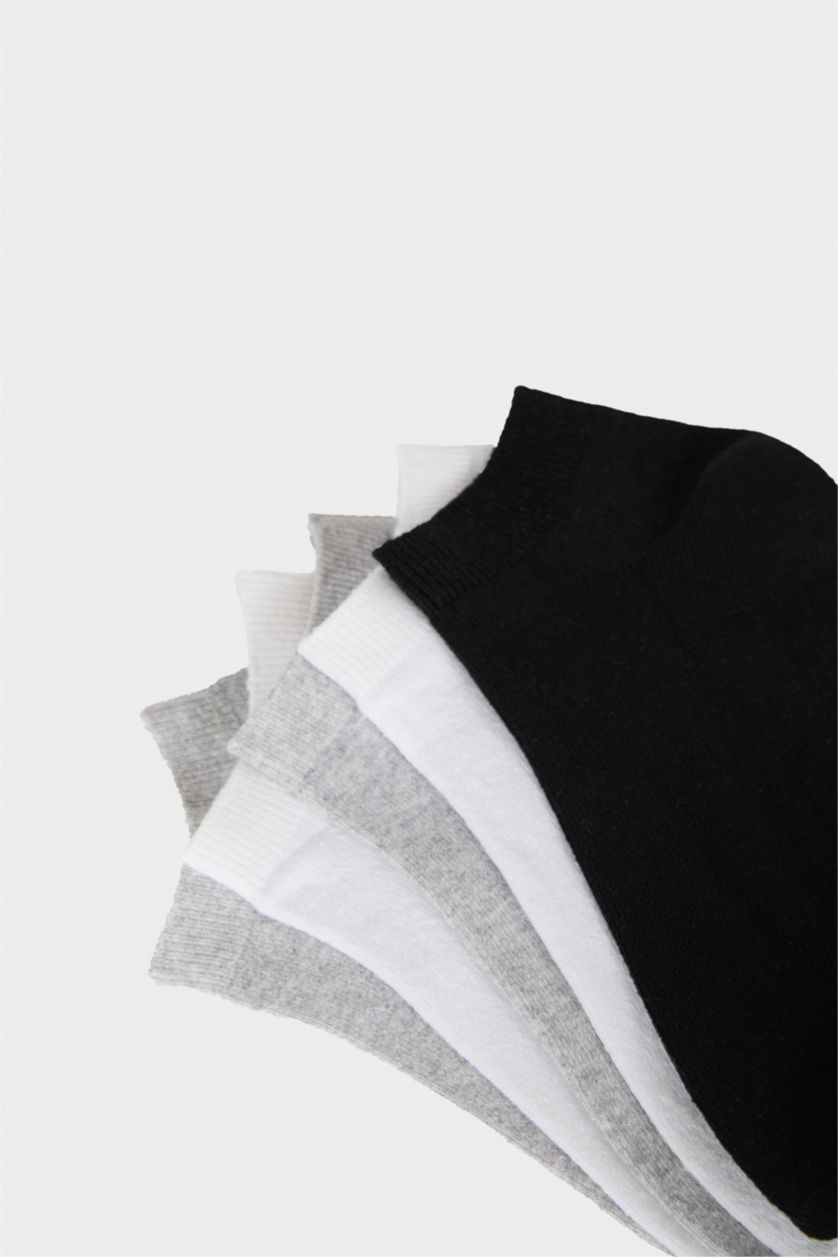 Erkek Karma Erkek 5'li Pamuklu Patik Çorap