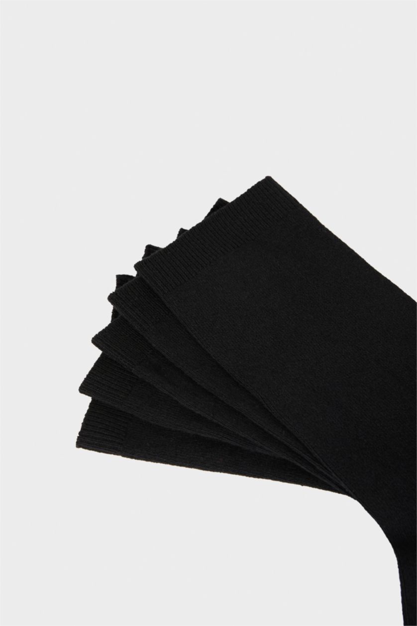 نساء أسود جوارب طويلة نسائي - 5 قطع