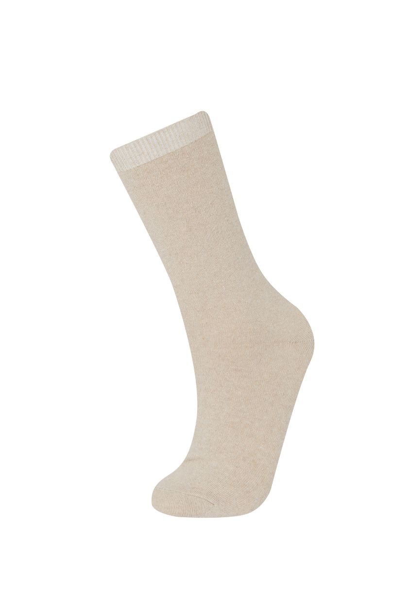 حريمي بني شرابات طويلة حريمي - 5 قطع