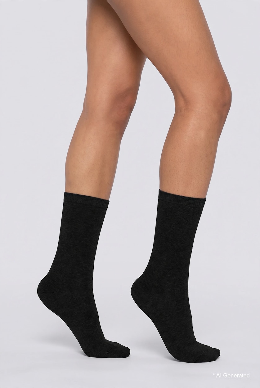 Woman NAVY 5 Piece Long sock