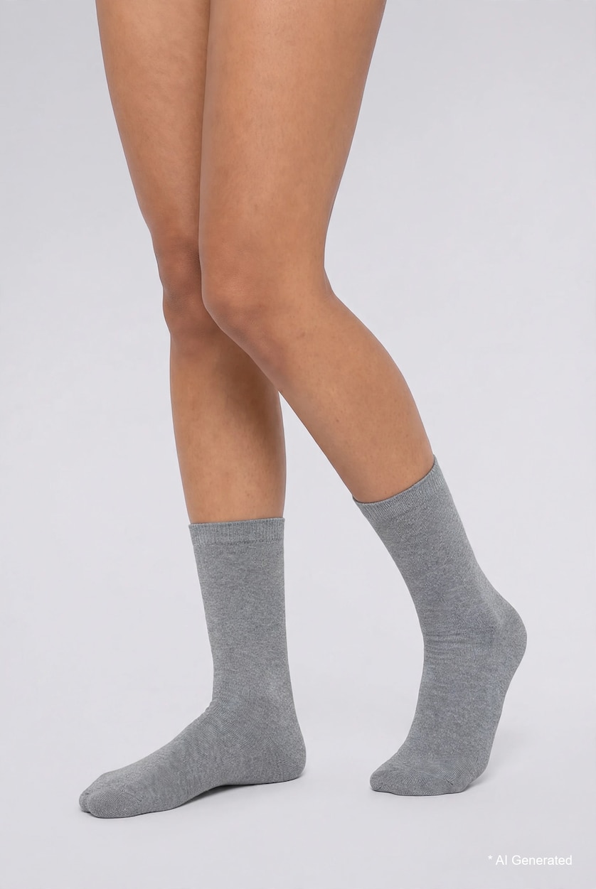 Woman NAVY 5 Piece Long sock