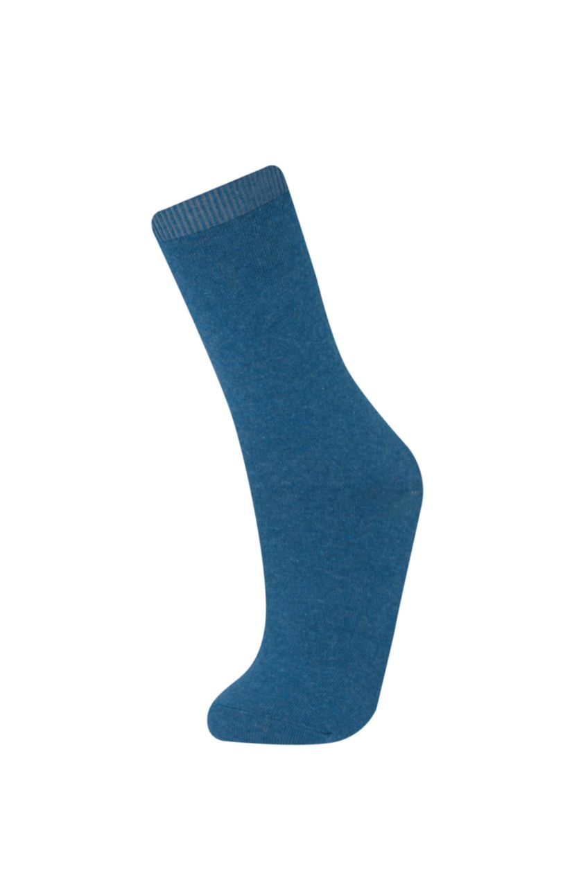 Kadın Lacivert Kadın 5'li Uzun Çorap