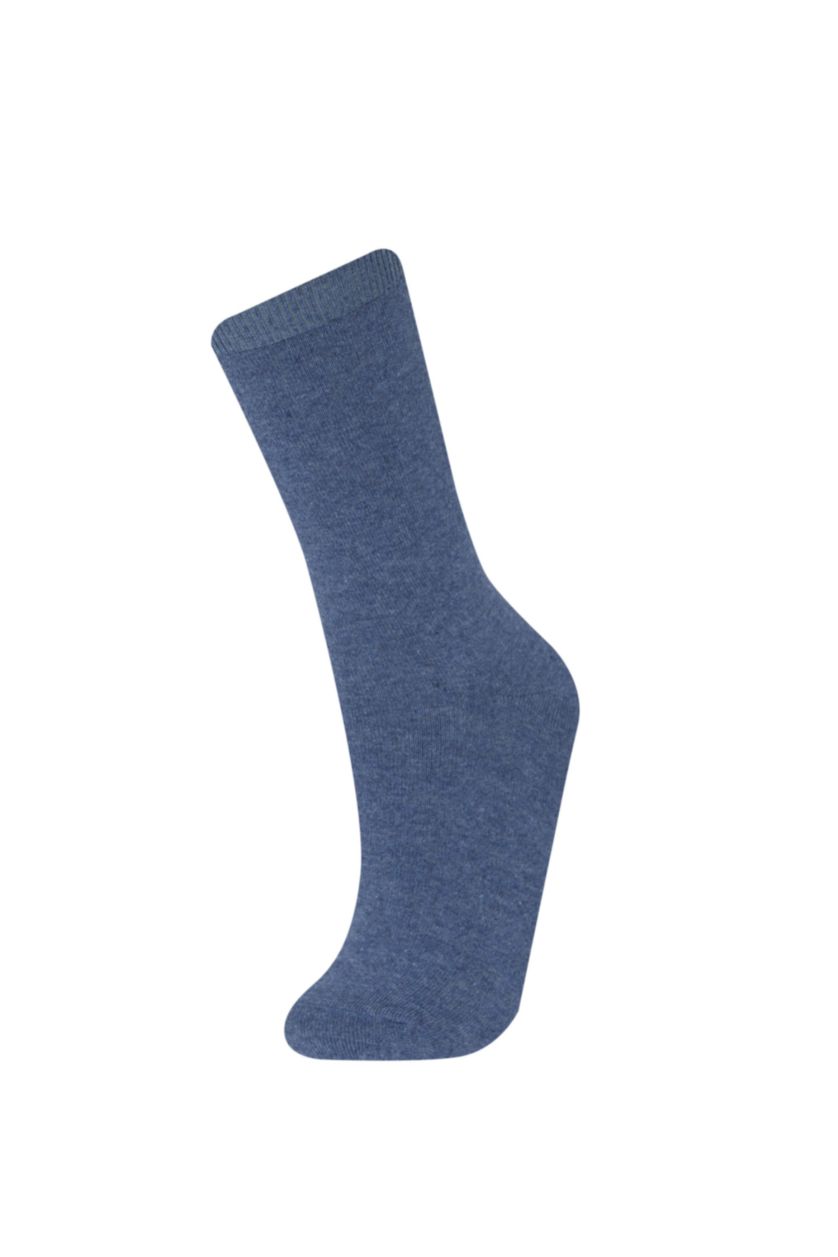 Kadın Lacivert Kadın 5'li Uzun Çorap