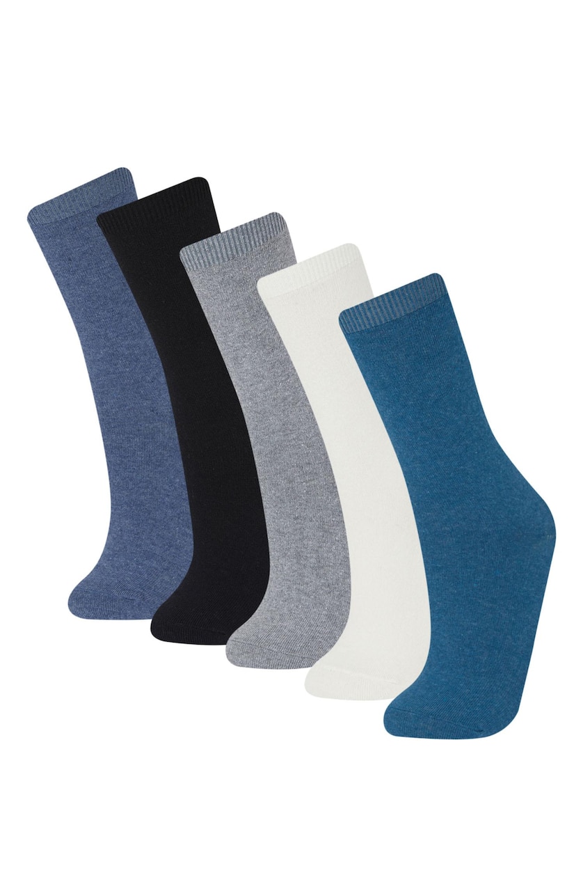 Woman NAVY 5 Piece Long sock