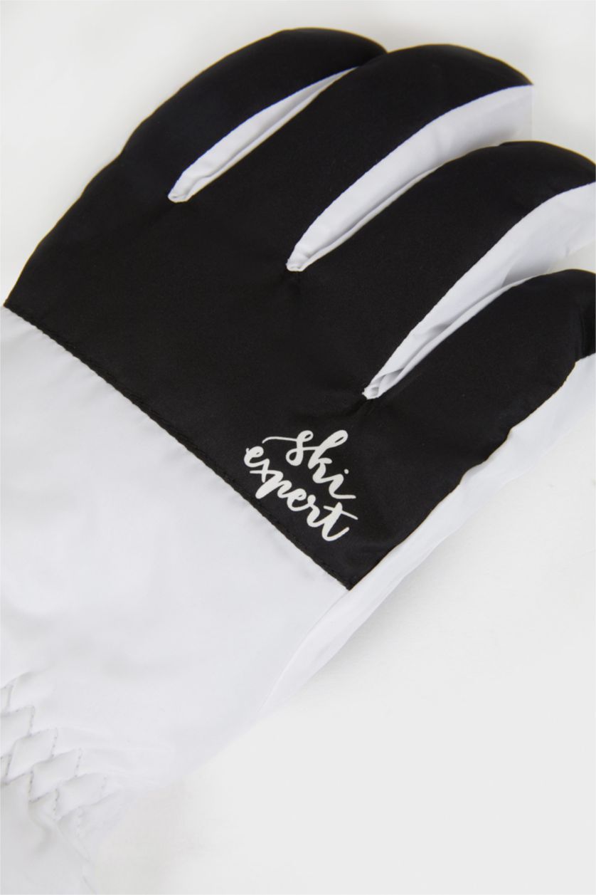 FEMME Blanc Gants pou femme