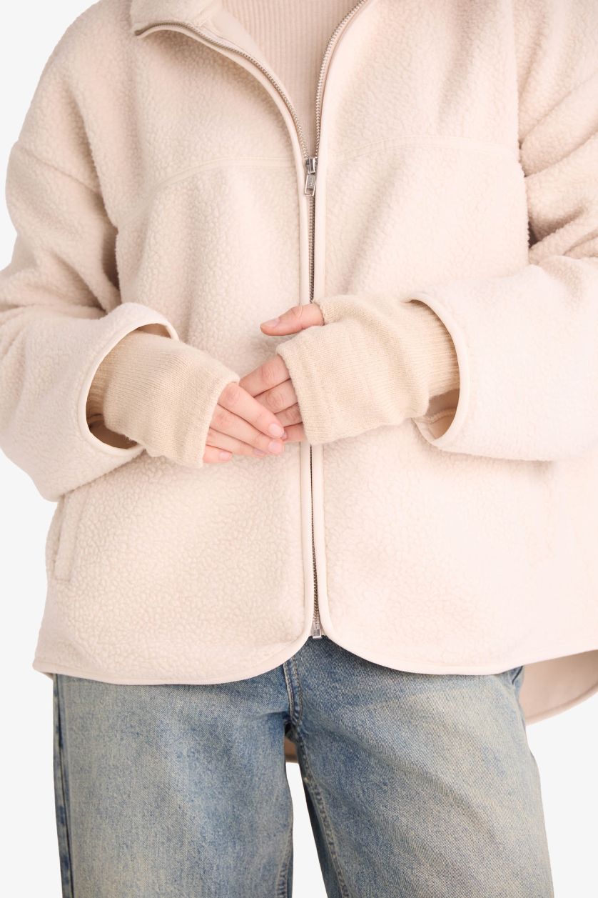 Kadın Bej Kadın Pamuklu Eldiven