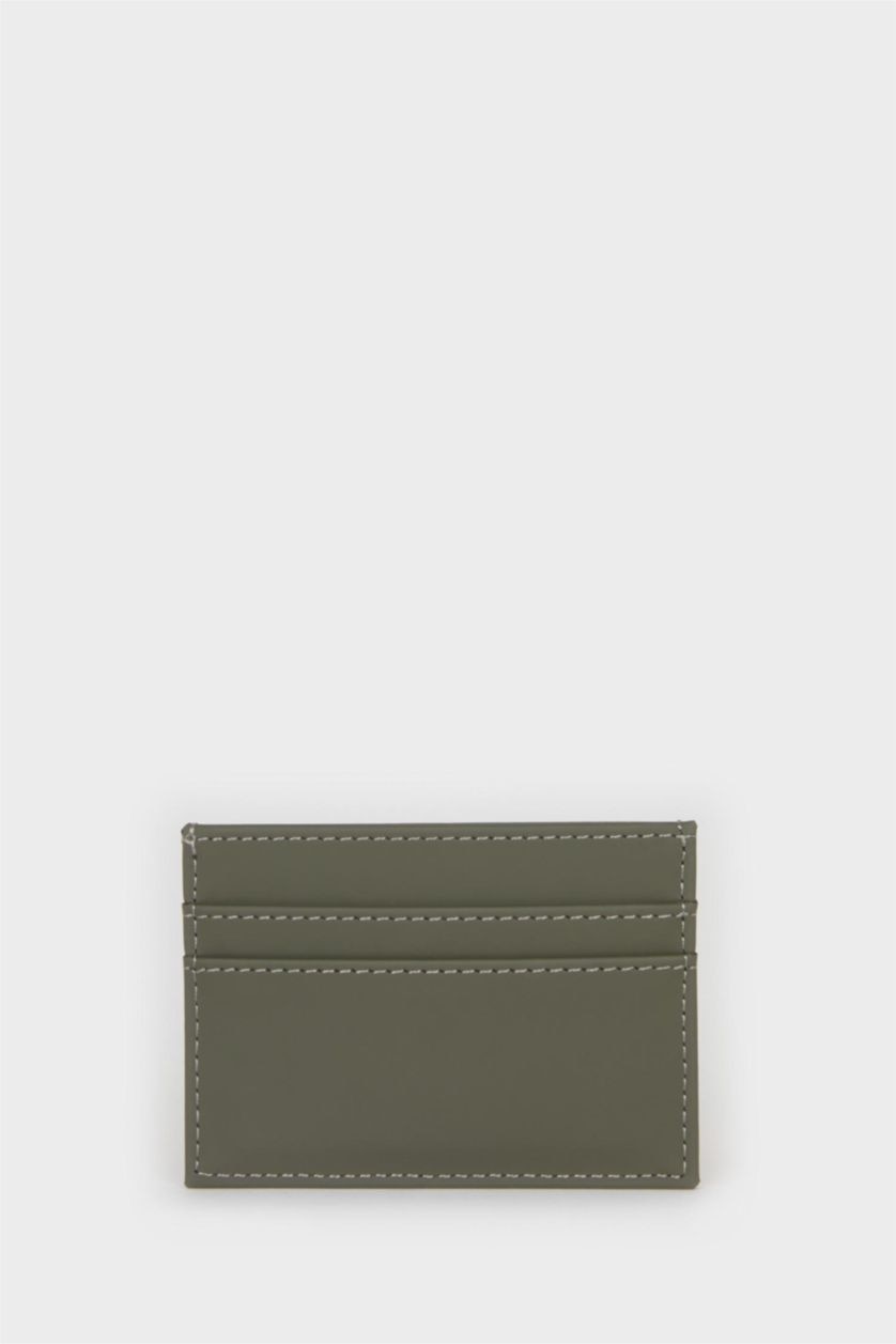MAN Khaki Man Faux Leather Business Card Wallet