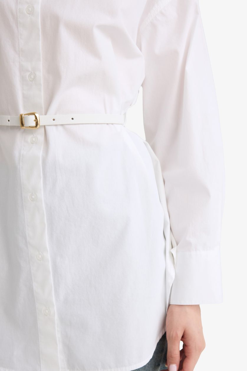 حريمي بيج فاتح تونيك بوبلين كم طويل قصة عادية