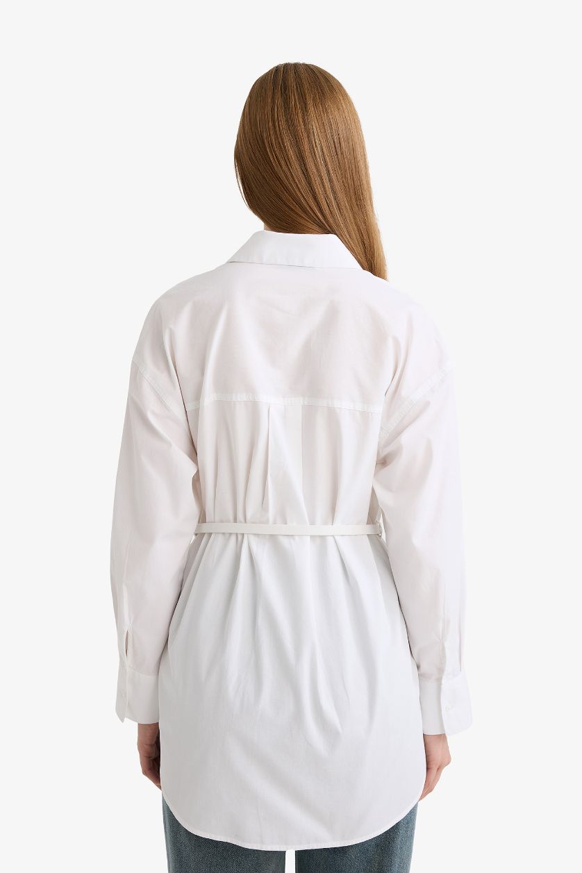 حريمي بيج فاتح تونيك بوبلين كم طويل قصة عادية