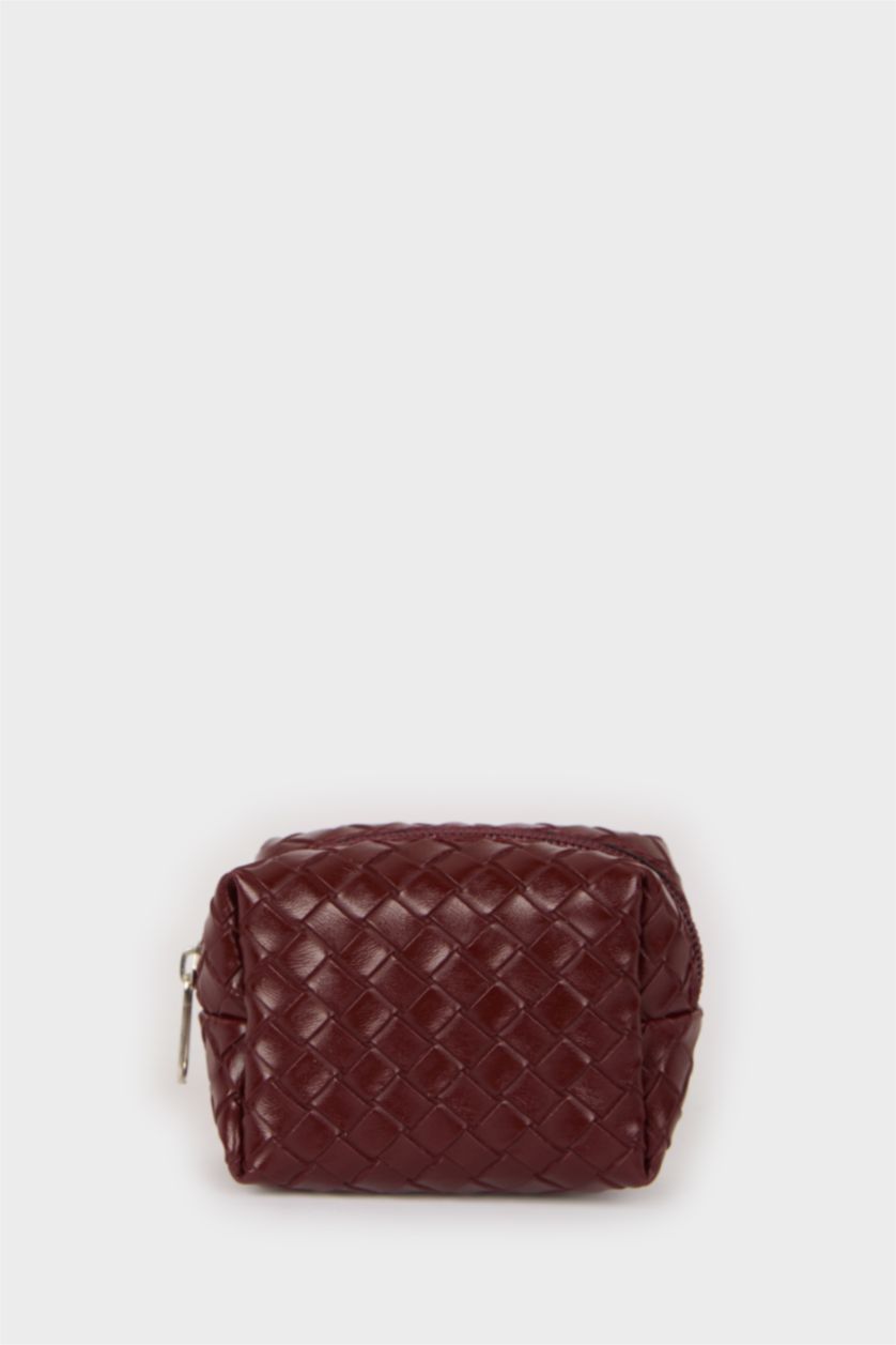 Әйелдерге Бордо Әйелдерге полиуретан монеталарға арналған әмиян