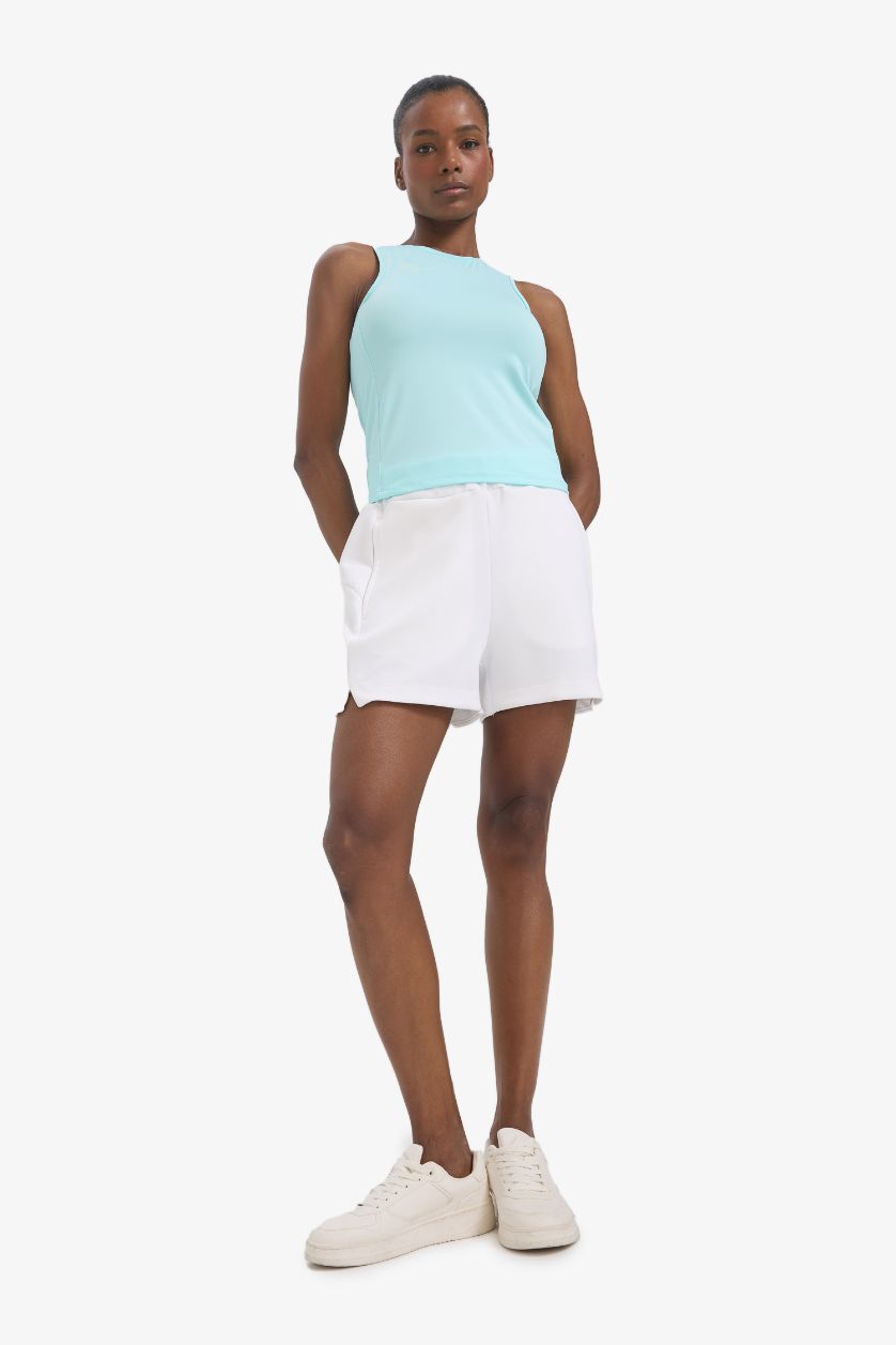 WOMAN Light Aqua DeFactoFit Slim Fit Basic Sports Tank Top