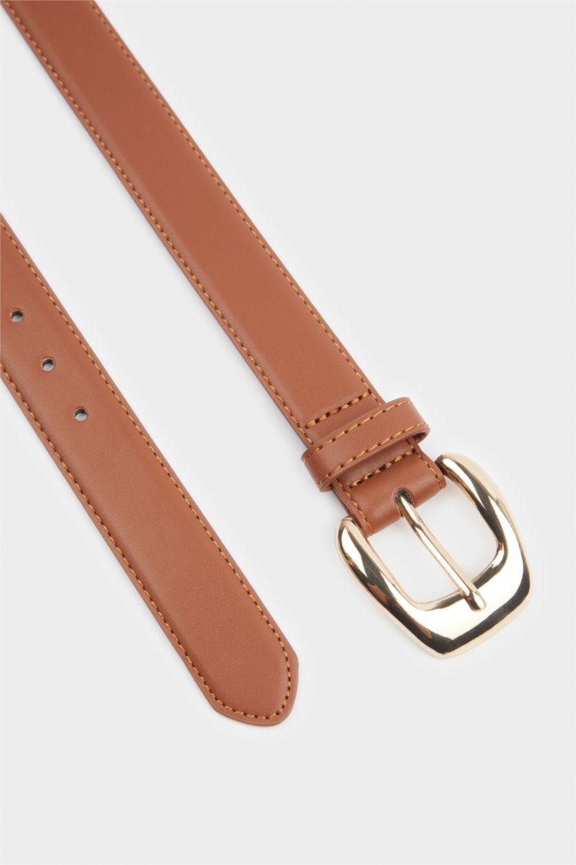 Kadın Taba Kadın Büyük Toka Suni Deri Jean Kemeri