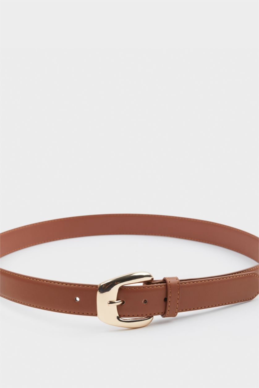 Kadın Taba Kadın Büyük Toka Suni Deri Jean Kemeri