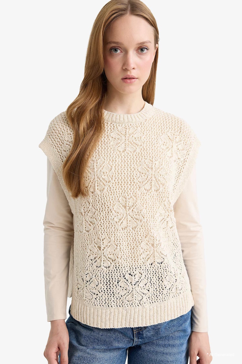 Women Sand Crew Neck