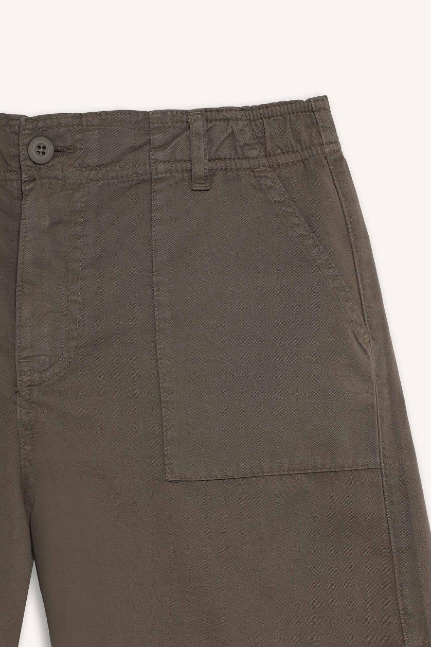 نساء كاكي شورت بخصر عادي من جبردين بساق قصير