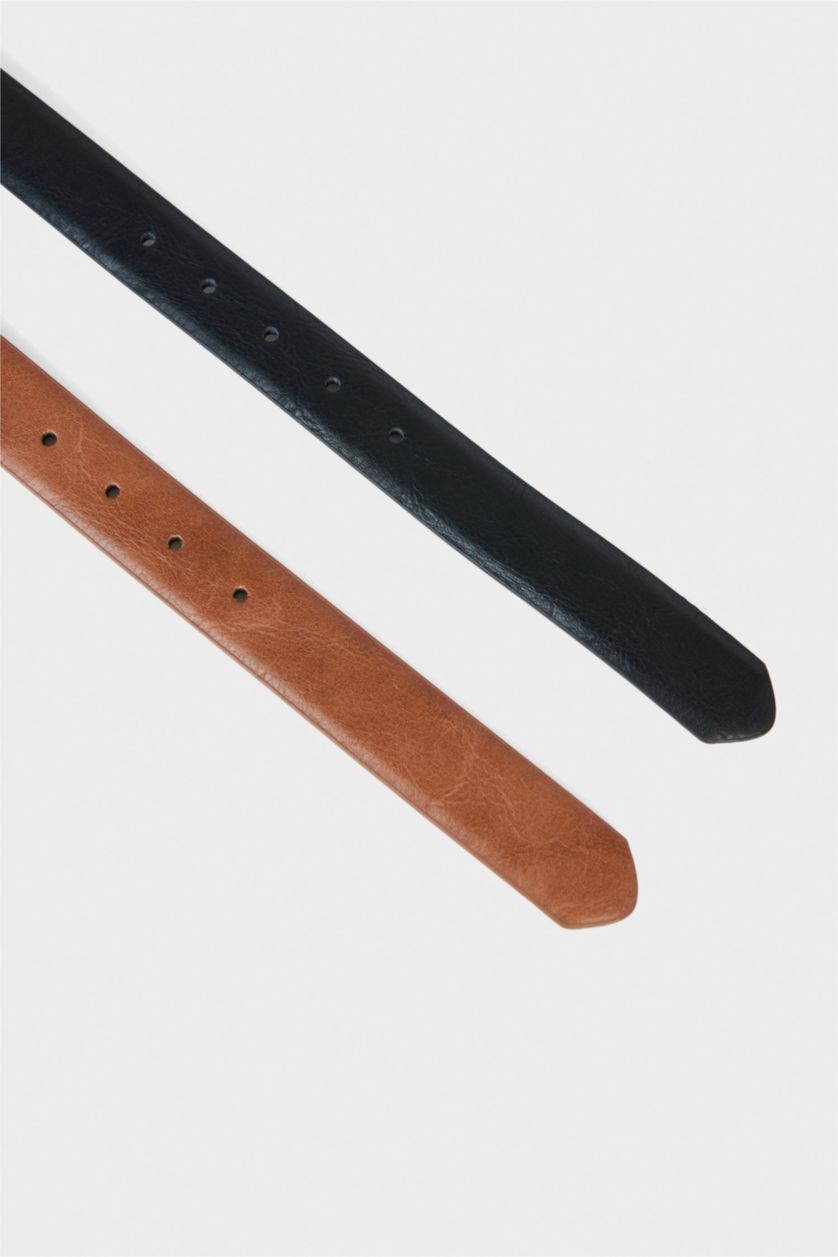 WOMAN Karma Woman 2 piece Faux Leather Belt