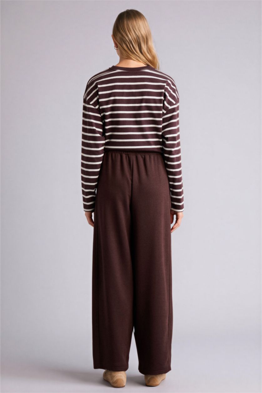 Әйелдерге Қоңыр Barrel Fit шалбар