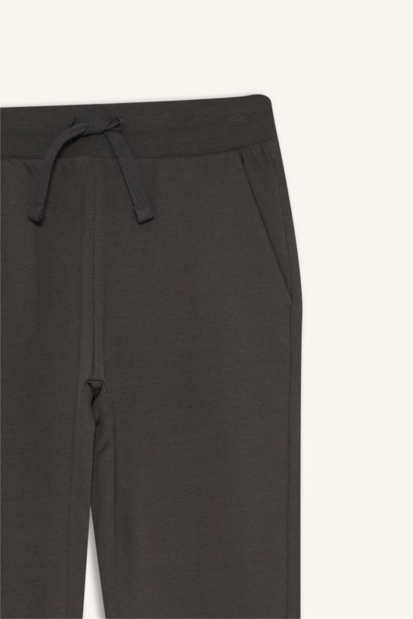 Boys & Teens Anthracite Boy Regular Fit Thin Fabric Jogging Pants