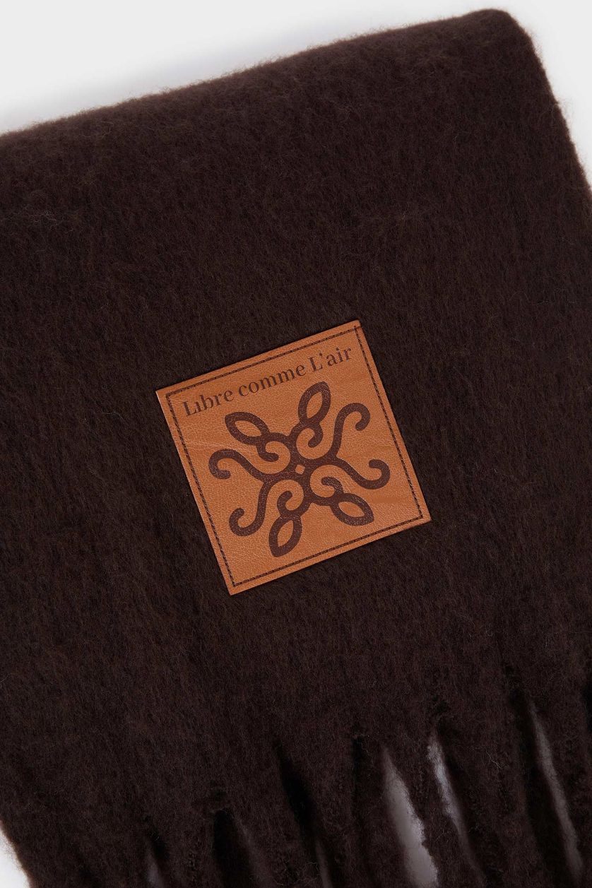 WOMAN Brown Woman Scarf