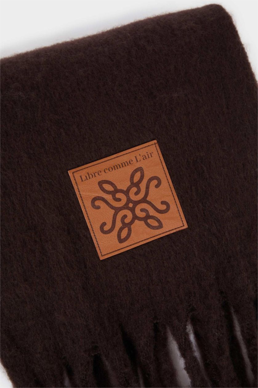 Women Brown Woman Scarf