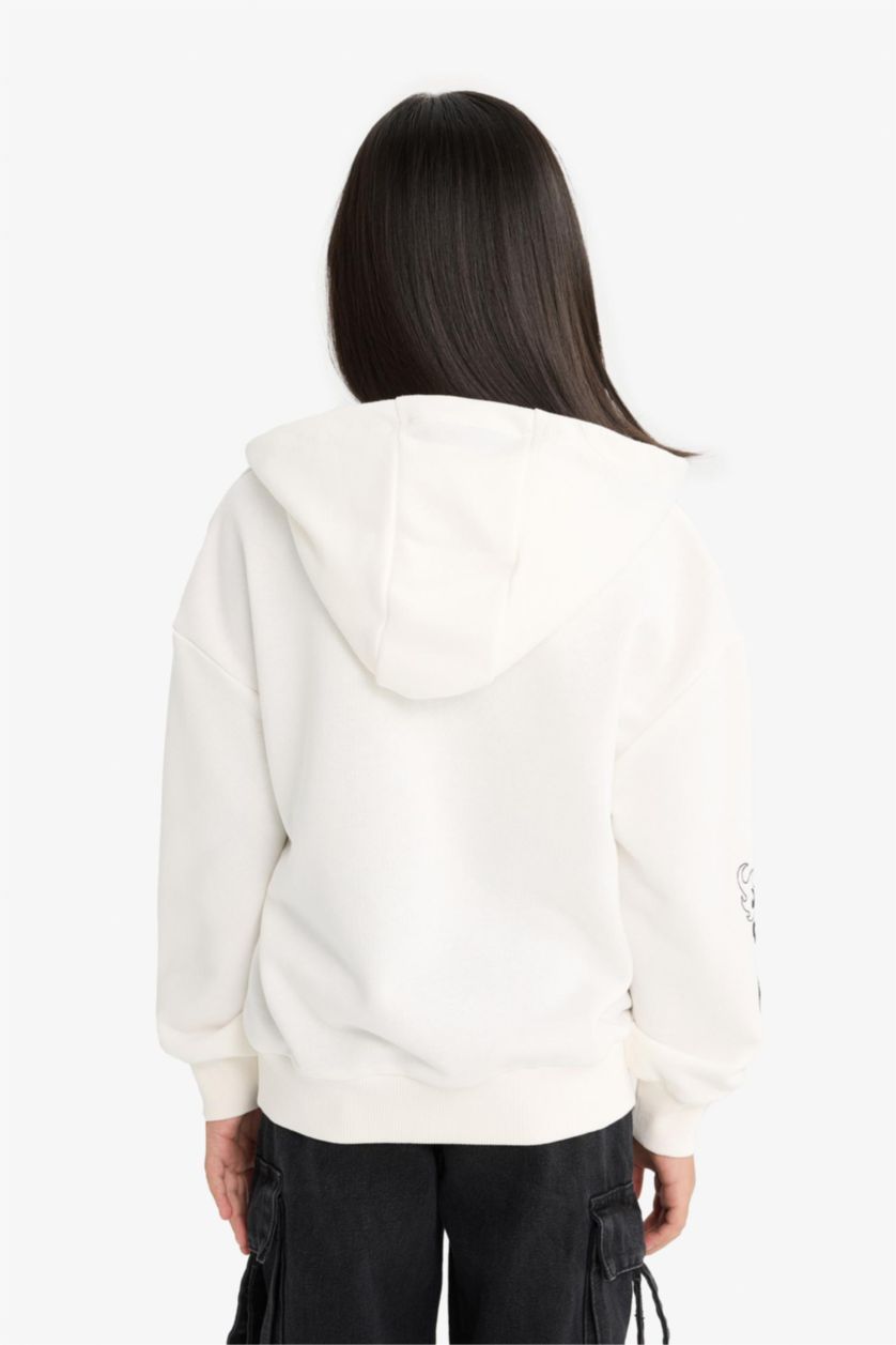 بناتي بيج فاتح سويت شيرت بناتي اوفر سايز من ديزني ميكي وميني