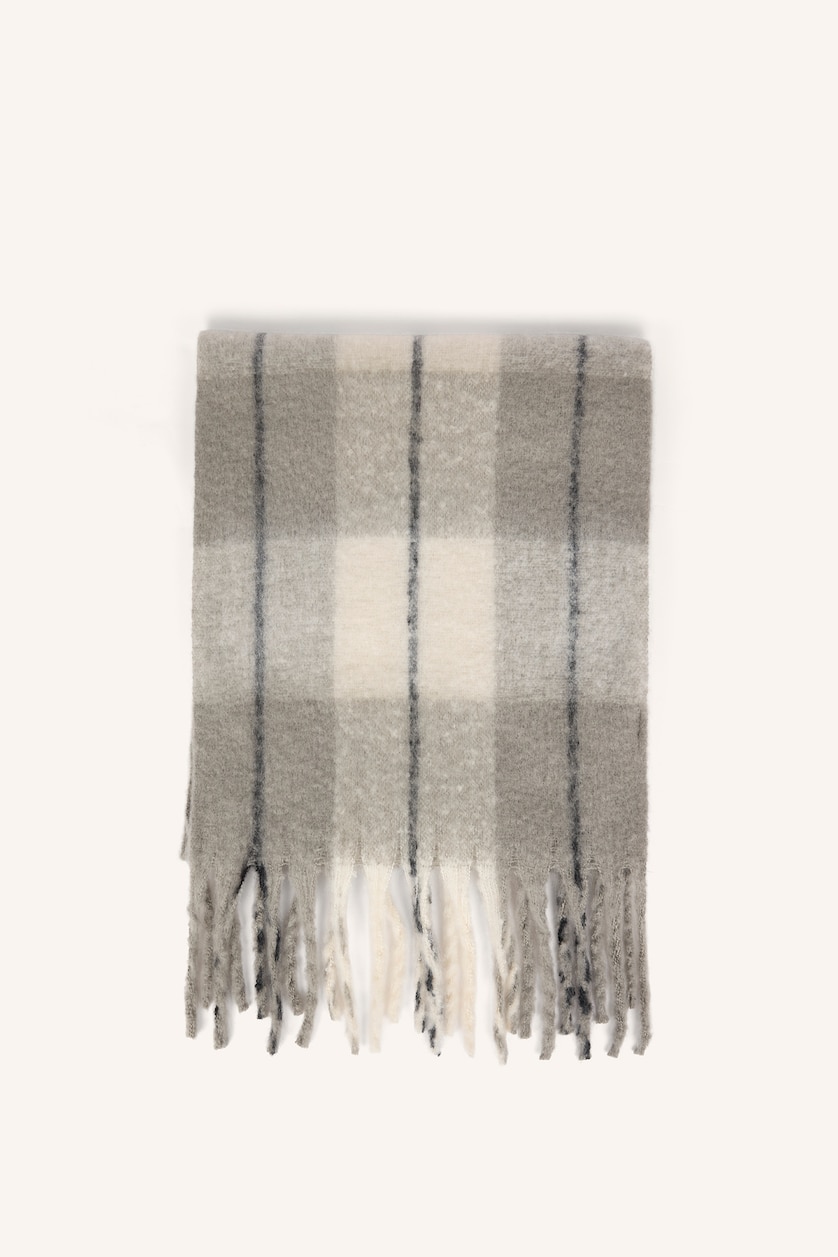 Women Dark Grey Woman Scarf