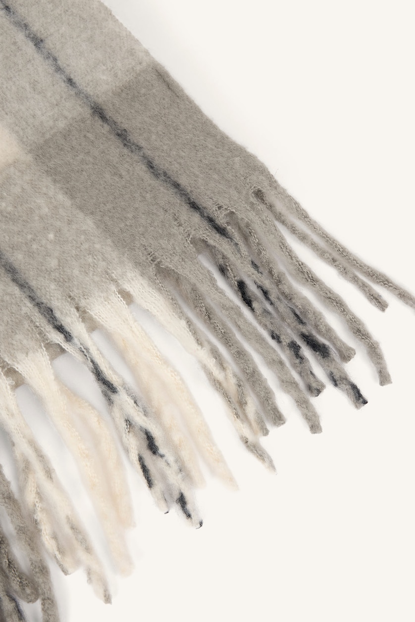 Women Dark Grey Woman Scarf
