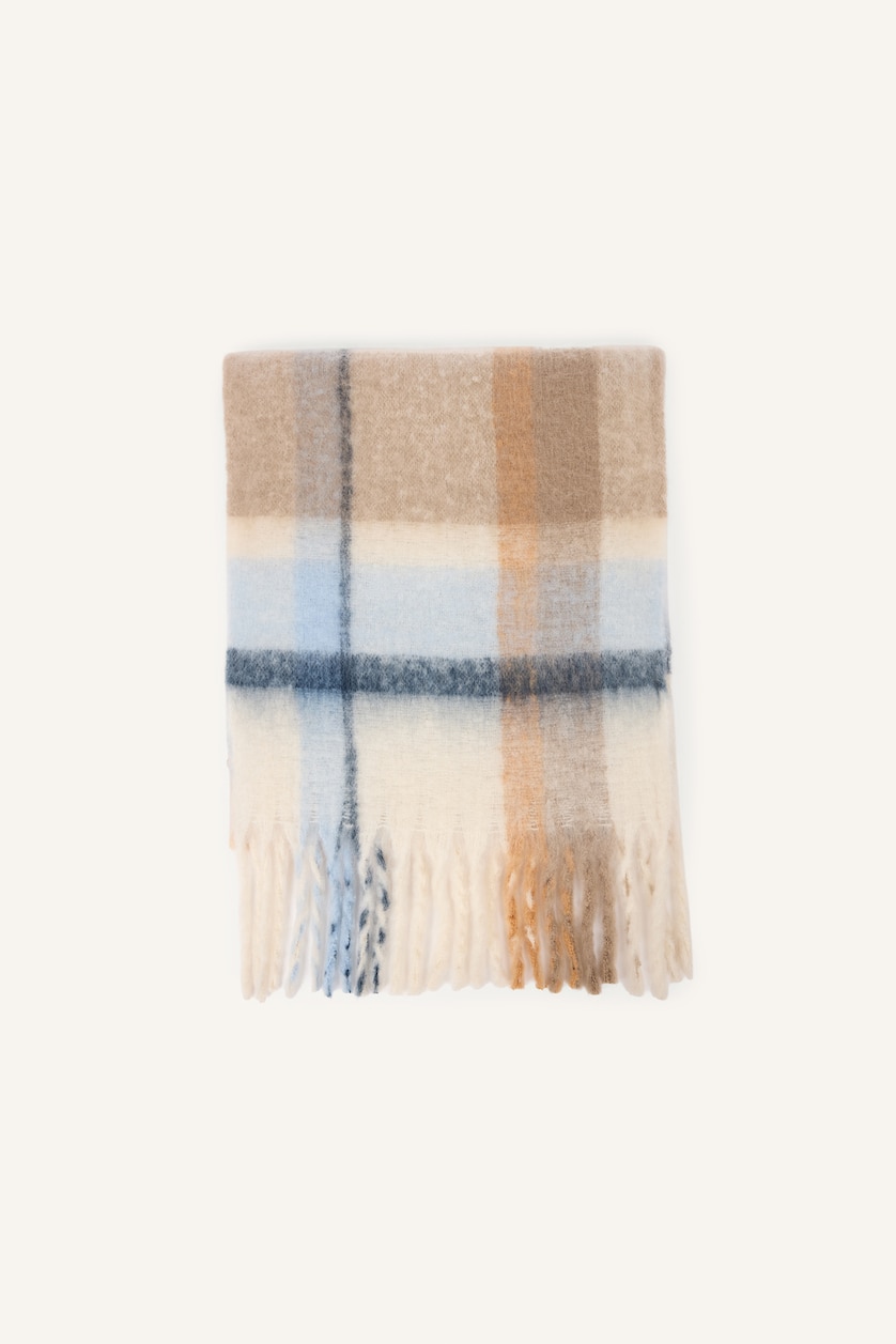 Women Blue Woman Scarf