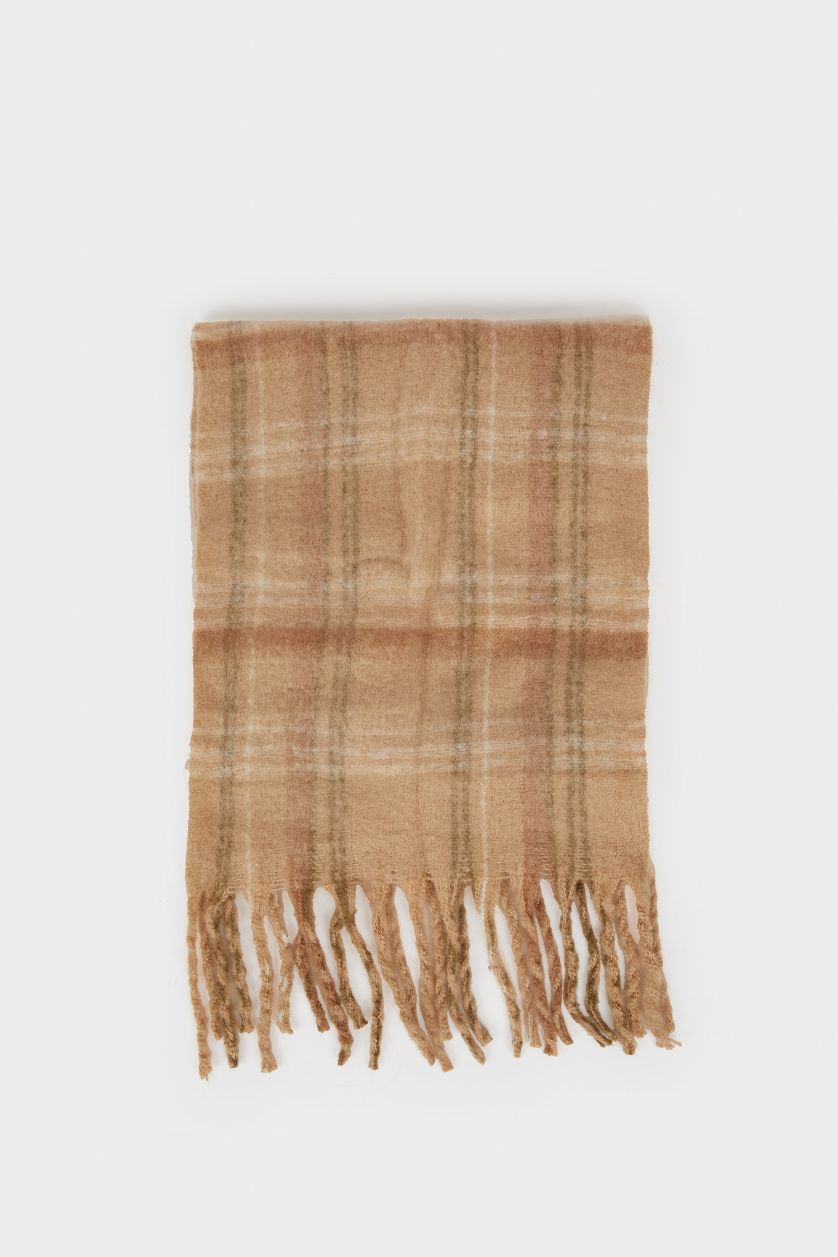 Kadın Kahve Kadın Atkı