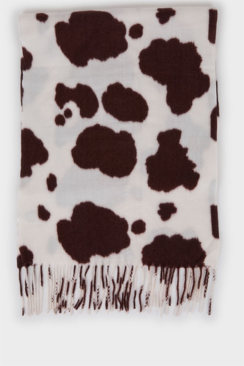 Woman White Woman Scarf