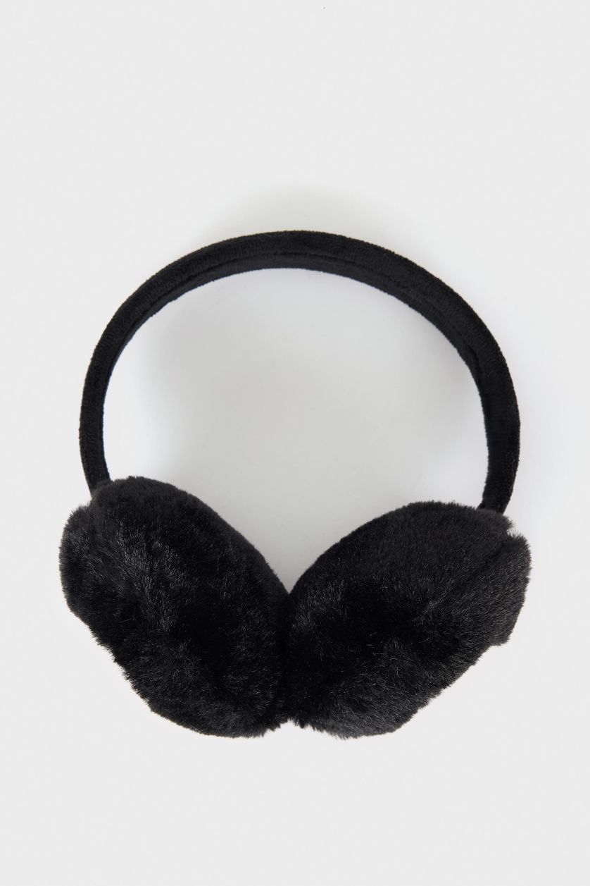 Erkek Çocuk - Genç Erkek Siyah Batman Renk Bloklu Kulaklık Erkek Çocuk