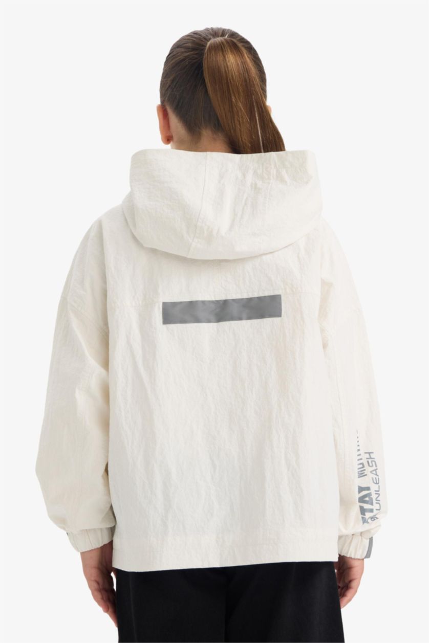 Қыздар Және Жасөспірімдер экру Қыздарға арналған капюшоны және тор астары бар жаңбырлатқыш