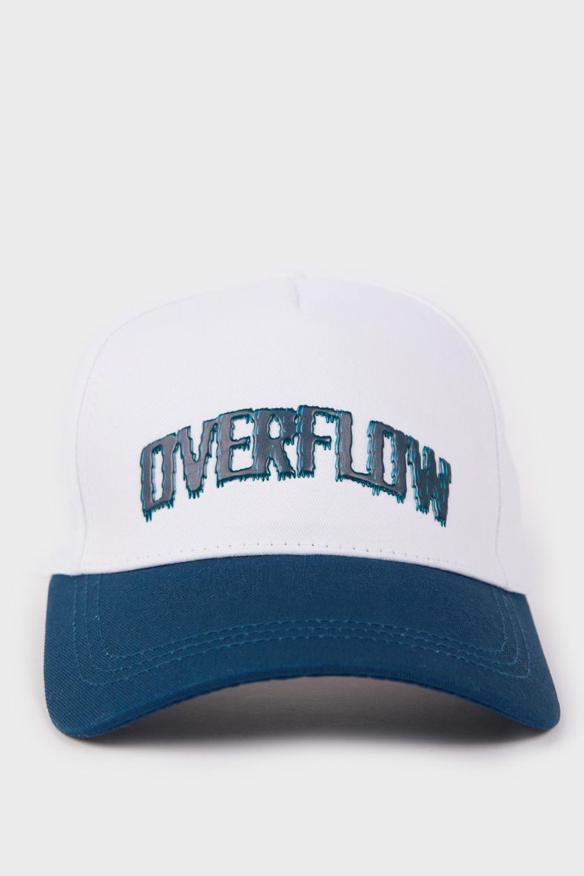 Erkek Mavi Erkek Pamuklu Cap Şapka