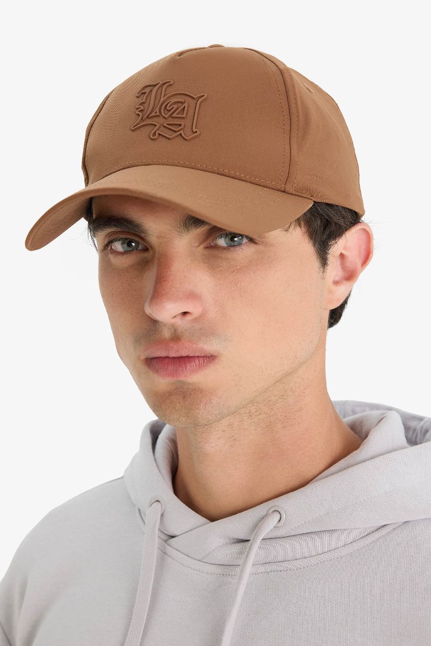 Erkek Kahve Erkek Pamuklu Cap Şapka