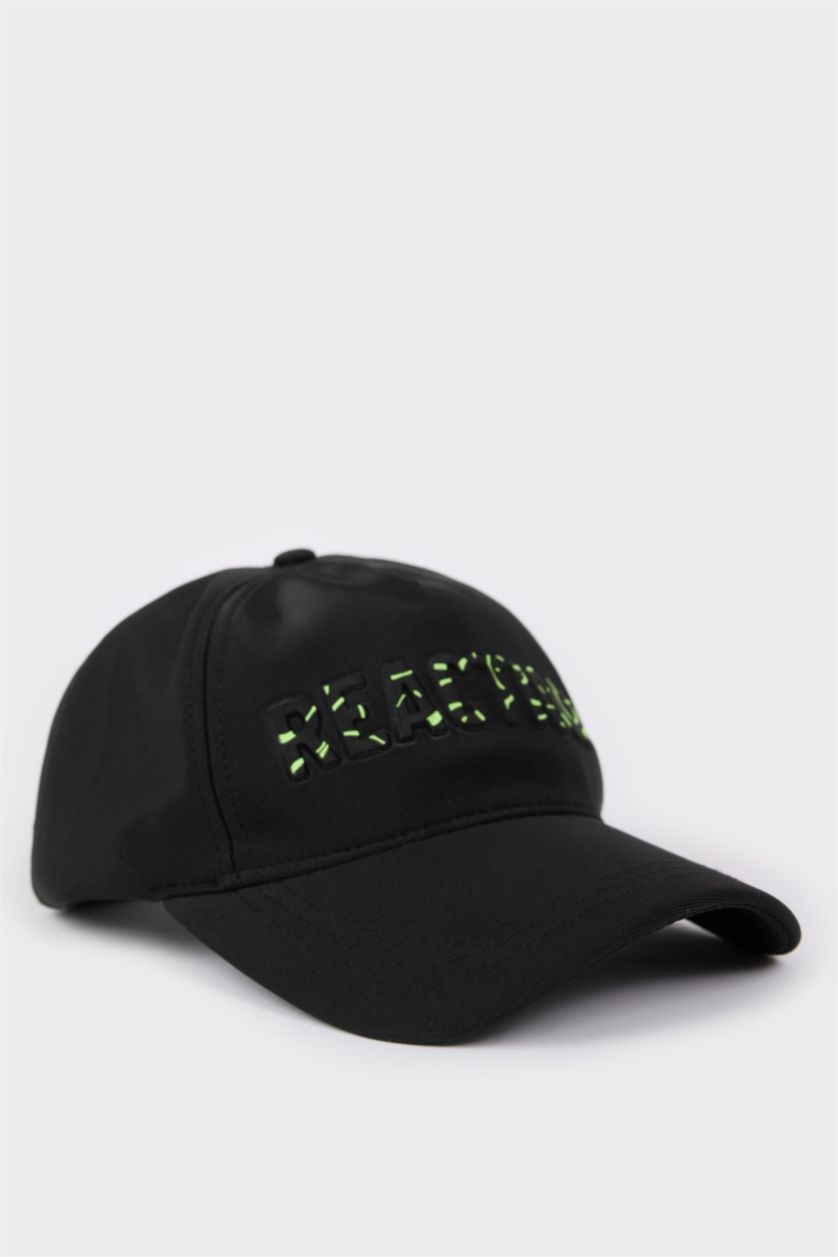 Erkek Siyah Erkek Pamuklu Cap Şapka